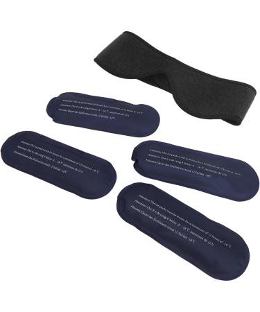Versatile Ice Bags for Face - Hot & Cold Compress for Muscle Relief Dentistry & Facial Wrap (Black) - Buy Online on GoSupps.com