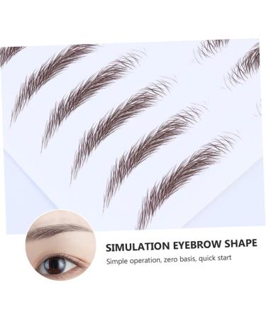 Beavorty 15 Pcs Eyebrow Stickers Instant Transfer Hair-like Eyebrows Stickers Cosmetic Semi-permanent 6d - Buy Online on GoSupps.com