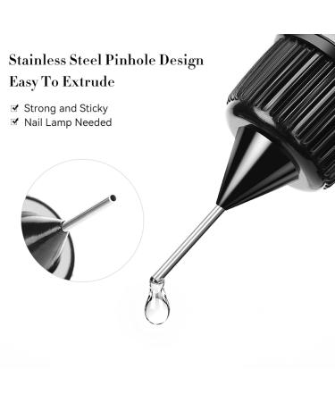 Gen rico Rhinestone studs for - 10 ml - 3D needle head - Decoration accessories for beginners travel nail salon E - Buy Online on GoSupps.com