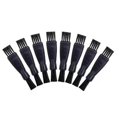 8-Piece Shaver Brush Cleaner Set - Double-Sided Nylon Bristle Razor Brushes for Electric Shavers & Trimmers | Hair Removal Accessories - Buy Online on GoSupps.com