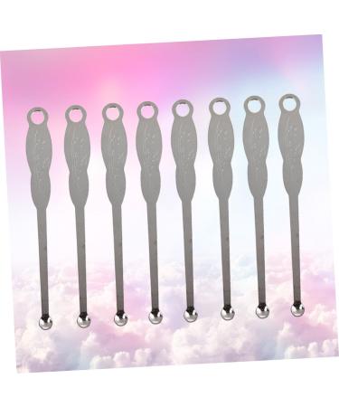 Mobestech 100pcs Ear Spoon Wax Curette - Stainless Steel Ear Cleaner Earpick (6x0.6cm) - International Shipping Available - Buy Online on GoSupps.com