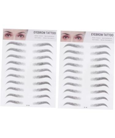 FRCOLOR 4 Pcs 3d Stickers Makeup Kit Natural Brow Tool 6d The Lazy Water Proof - Buy Online on GoSupps.com