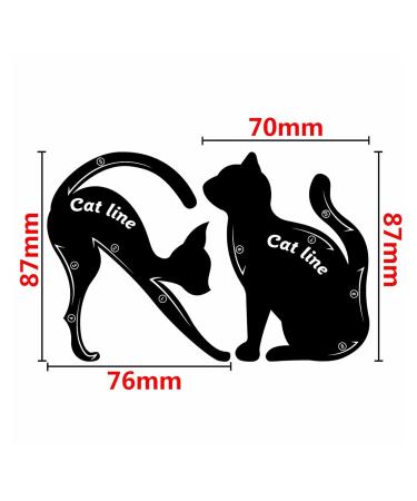 10-in-1 Eyeliner Tool Template & Makeup Aid for Easy Application - Perfect for Beginners - Buy Online on GoSupps.com