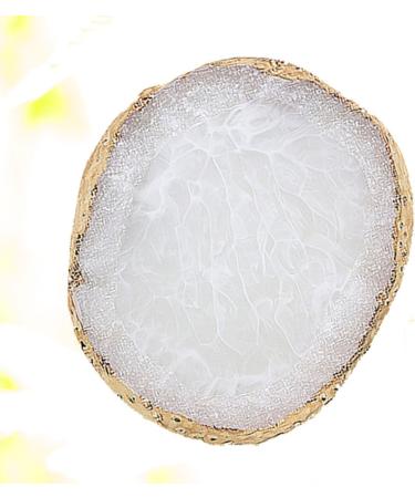 VINTORKY 1Pc Manicure Tool for Nail Art Nail Polish Gel Nails Color Plate Rhinestone Glue for Nails Lipstick Nail Polish Nail Gel Tools Resin Palette Color Display Plate White - Buy Online on GoSupps.com