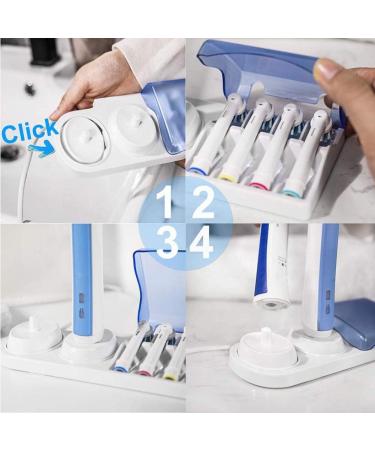 Portable Electric Toothbrush Holder with Charger - Optimized Stand for Oral B Heads - 1 Pack - Buy Online on GoSupps.com