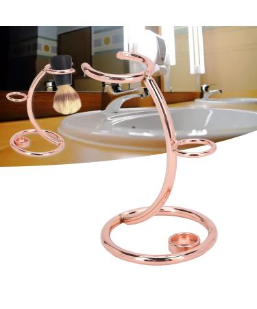 Buy Rustproof Rose Gold Razor Planing Stands - Slip Protection & Quick Drying | Premium Stainless Steel for Men - Buy Online on GoSupps.com
