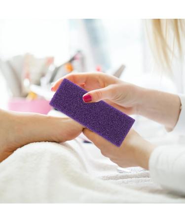Healifty 6pcs Pumice Stone Callus Remover Foot Care Kit - Purple | Pedicure Exfoliator Scrubber for Hard Skin | 6 Count - Buy Online on GoSupps.com