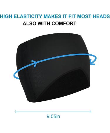 Necmuaih Gel Ice Migraine Cap - Cold Therapy Headache Relief Hat for Puffy Eyes & Sinus - Black - Buy Online on GoSupps.com