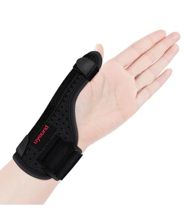 Trigger Thumb Support Splint for Arthritis & Tendinitis - Unisex Wrist & Hand Stability (Black - Buy Online on GoSupps.com