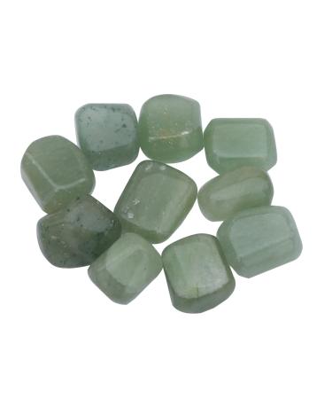 Healing Crystals India Real Crystals and Healing Stones - Healing Crystals for Beginners- Healing Stones Tumbled Crystals for Witchcraft (20 Green Jade) 20 Green Jade