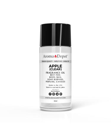 Aroma Depot 30 ml. Apple Roll-on Perfume/Skin Body Fragrance Oil. Our Interpretation Pure-Uncut. Add a Few drops to your Aromatherapy Diffuser.