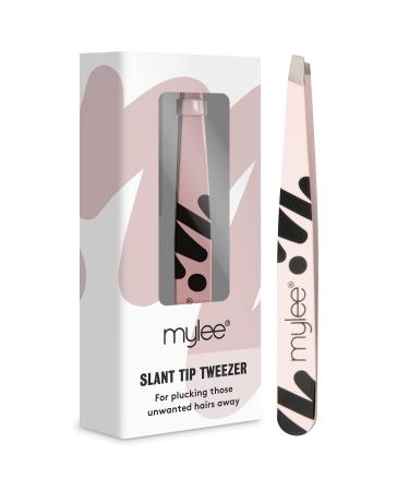 Mylee Professional Slant Tip Tweezer for Facial Hair Removal and Eyebrow Shaping Precision Stainless Steel Tweezer for Removing Splinters & Ingrown Hair Perfect for Your Daily Beauty Routine - Buy Online on GoSupps.com