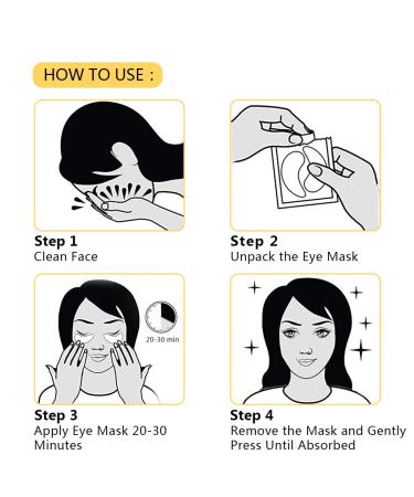 Eye Mask & Under Eye Patches - 30 Pairs for Dark Circles & Puffy Eyes | Hydrating Anti-Wrinkle Treatment with Hyaluronic Acid & Avocado - Buy Online on GoSupps.com