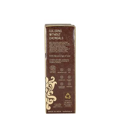 Buy Dark Brown Natural Hair Color (200gm) | 100% Certified Organic by Ecocert Greenlife - Buy Online on GoSupps.com