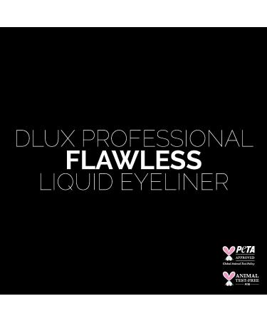 DLUX PROFESSIONAL Waterproof Liquid Eyeliner - Matte Brown | Smudge Proof, Long Lasting & Cruelty Free - Buy Online on GoSupps.com