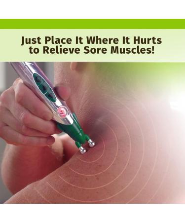 STMKB Meridian Electric Acupuncture Pen - Pain Relief Therapy for Back & Neck | 9 Adjustable Levels - Buy Online on GoSupps.com