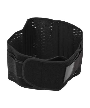 High Air Permeability Lumbar Support Belt | Breathable Waist Brace for Men & Women - Stabilizing Back Pad (LXL Black - Buy Online on GoSupps.com