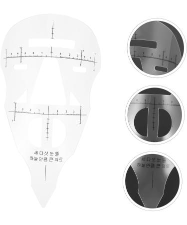 NOLITOY 2 Pcs Threading Tool Make up Kit Eyebrow Measuring Tool Lip Ruler Paint Pen Disposable Supplies - Buy Online on GoSupps.com