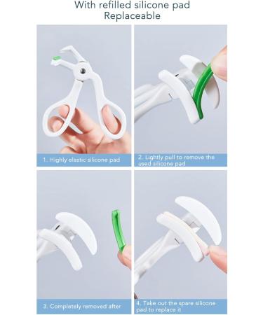 Professional 2 Pcs Eyelash Curlers Set - Perfect Curl in Seconds with Replacement Silicone Pads | International Shipping - Buy Online on GoSupps.com