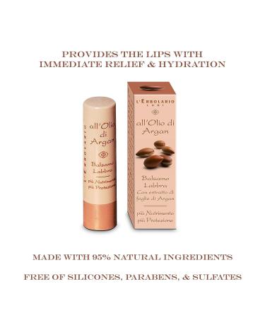 L'Erbolario Argan Oil Lip Balm 0.15 oz - Unisex Lip Care - Buy Online on GoSupps.com