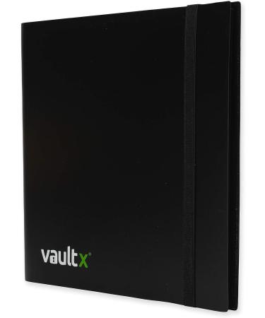 Vault X 12-Pocket Trading Card Album Binder - 480 Side Loading Pockets for TCG - Black - Buy Online on GoSupps.com