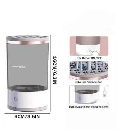 Automatic Electric Makeup Brush Cleaner - Fast & Efficient Cleansing in White | Ideal for All Makeup Brushes - Buy Online on GoSupps.com
