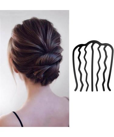 U Shaped Hair Combs Twist Hair Combs Durable Clear Plain Hair Combs Hair Side Comb With Secure Styling Hair Side Comb Set For Women French Twist Hair Combs Wedding Fine Hairs - Buy Online on GoSupps.com