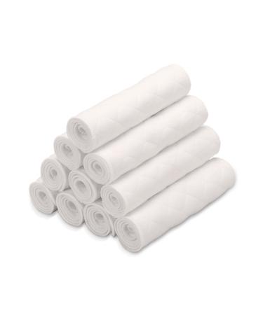 Sonarin reusable soft cloth diaper inserts diaper interlocks super water-absorbing matt fabric diaper set of 20 (3 layers)