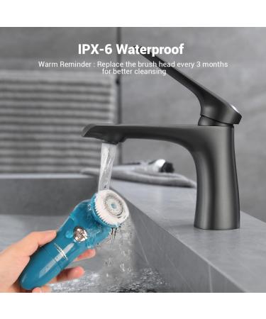 TOUCHBeauty Gesichtsb rste f r M nner Skin Scrubber mit fortschrittlichen 6 Grad oszillierenden Vibration Reinigungstechnologie TB-1487(Blau) Black - Buy Online on GoSupps.com