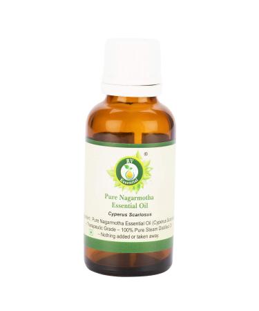 Nagarmotha Essential Oil | Cyperus Scariosus | Pure Nagarmotha Oil | Pure Nagarmotha Essential Oil | 100% Pure Natural | Steam Distilled | Therapeutic Grade | 5ml | 0.169oz by R V Essential Nagarmotha 0.17 Fl Oz (Pack of 1)