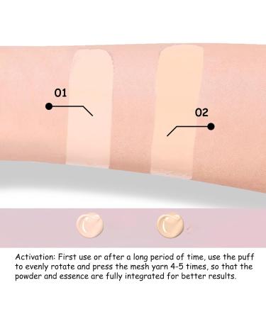 Buy Cream Cushion Foundation - Satin Finish Flawless Coverage Hydrating Formula Long-Lasting & Oil-Moisture Balance (Natural Beige) | International Shipping Available - Buy Online on GoSupps.com