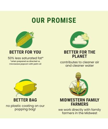 Non-GMO Gourmet Microwave Popcorn | Real Herbs & Spices | Family Farmed & Sustainable | No Palm Oil | Classic Variety (9 Pack) - Buy Online on GoSupps.com