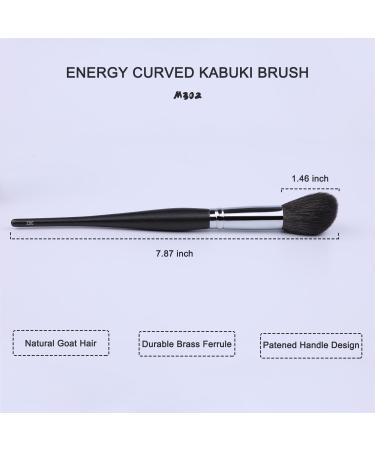 ENERGY Blush Brush - Professional Angled Powder Brush for Blusher Bronzer & Highlighter | Soft Goat Hair Makeup Brush M302 - International Shipping Available - Buy Online on GoSupps.com