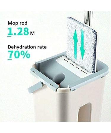 SOFORFREEM Floor Telescopic Handle -Cleaning Flat Mop with Microfibre Pads and Cleaning Bucket - Buy Online on GoSupps.com