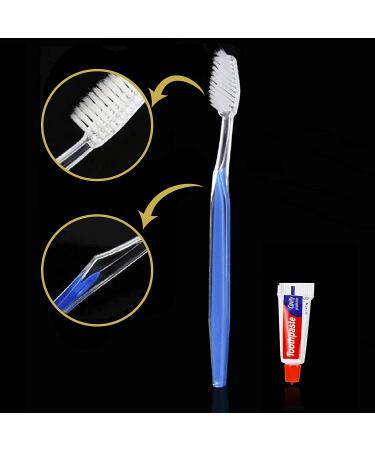 200pcs Disposable Toothbrushes with Toothpaste - Assorted Colors - Buy Online on GoSupps.com