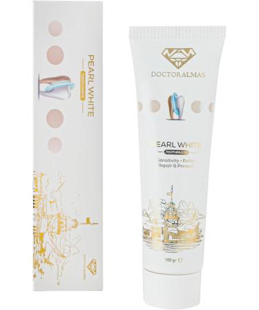 Naturally Whitening Toothpaste for Sensitive Teeth | Doctor Almas Herbal Toothpaste | Fresh Breath & Cavity Prevention (3.5 oz) - Fast International Shipping - Buy Online on GoSupps.com