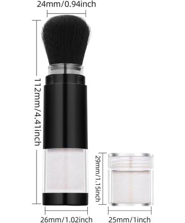  Pruojhw Women's Face Glitter | Compact Shimmering Powder Highlighter | Waterproof for Lips Cheeks Collarbone Long-Lasting Eye Illuminator - Buy Online on GoSupps.com