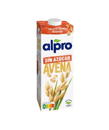 Alpro Haferdrink Without Sugar 1L - Vegan Lactose-Free High in Fiber Enriched with Calcium & Vitamins | Durable Oat Milk | International Shipping - Buy Online on GoSupps.com