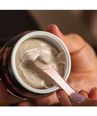 Metal Makeup Spatula Eye Cream Spatula Facial Massage Spatula Sticks | Stainless Steel Makeup Spatula Cosmetic Mixing Spatula Makeup Palette Spatula Metal Makeup Scoop Cosmetic Spatula Tool Rose Gold - Buy Online on GoSupps.com