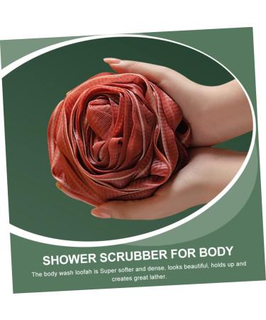 Beavorty Rose Body Scrub Set for Women - 3pcs Flower Bath Scrubs, Loofah Sponge, Exfoliating Balls - Buy Online on GoSupps.com