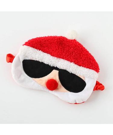 Amosfun Santa Sunglasses Sleep Eye Mask - Christmas Creative Eye Mask - Buy Online on GoSupps.com
