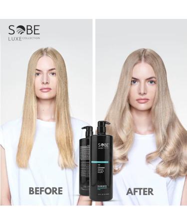 SOBE LUXE Brazilian Keratin Smoothing Treatment | Formaldehyde Free Blowout System for Dry & Damaged Hair - 32 Oz - Buy Online on GoSupps.com