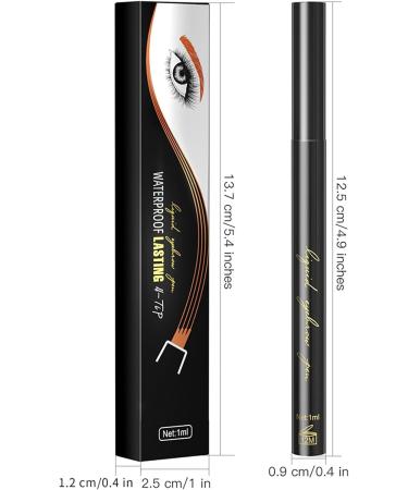 2pcs Eyebrow Pencil Microblading Pen With 4 Micro-Fork Tip Waterproof Eyebrow Long-Lasting Smudge-Proof Eyebrow Makeup Creates Natural Looking Brows Effortlessly Stays on All Day (4 color) - Buy Online on GoSupps.com