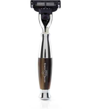Edwin Jagger 3-Piece Shaving Set | Pure Badger Hair Brush for Mach3 Blades - Premium International Shipping - Buy Online on GoSupps.com