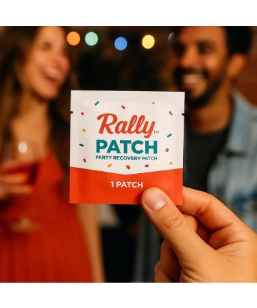 Real Vitamins Rally Patch 30-Pack Individually Wrapped Party Recovery Patches for Bachelorette Parties Girls Trips Festivals Nights Out Travel Essentials After-Party Support (30 Pack) - Buy Online on GoSupps.com
