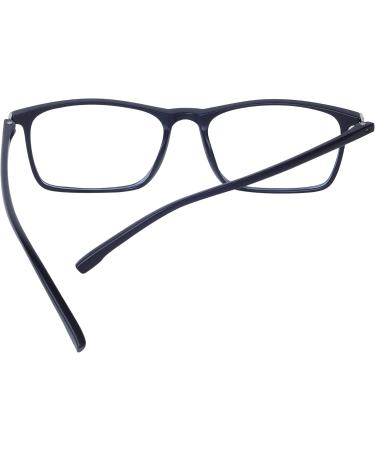 Blue Light Blocking Glasses for Computer - Anti Glare Fatigue Blocking Headaches Eye Strain - TR90 Frame Matt Black - Buy Online on GoSupps.com