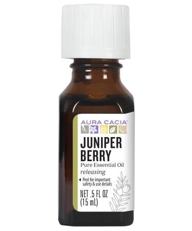 Aura Cacia Pure Juniper Berry Essential Oil | 0.5 fl. oz. | Juniperus communis
