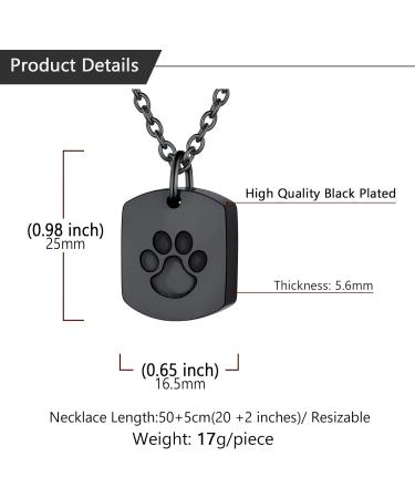 U7 Women Cremation Urn Necklace - Cycle of Life Celtic Knot Dog Feet Wings Crucifix Stainless Steel Cylinder Pendant - Men's Fire Burial Jewelry - Buy Online on GoSupps.com