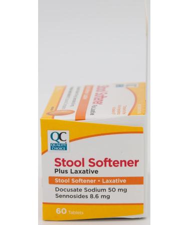 Quality Choice Stool Softener Plus Laxative 60 Tablets (Pack of 5) - Buy Online on GoSupps.com