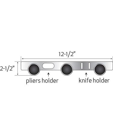 SeaSense Single 2-Rack Rod Holder - Holds 3 Rods | Fishing Rod Storage - Buy Online on GoSupps.com
